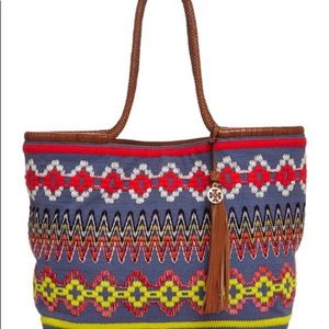 Tory Burch Taylor Embroidered tote